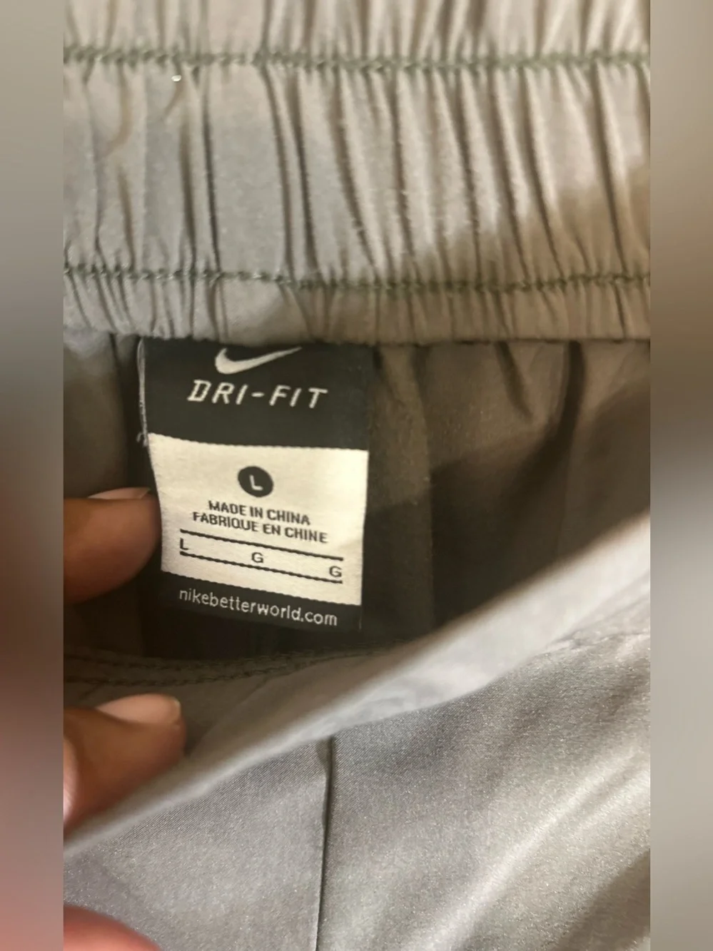 Nike Olive Green Dri-FIT Athletic Pants | Size: Large | Unisex